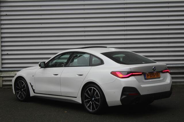 BMW 4-SERIE Gran Coupé 420i 184pk Business Edition Plus Automaat NL-Auto NAP Clima Cruise Navi Camera Schuif-kanteldak 17"LMV Leder El. Klep