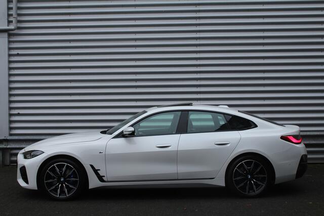 BMW 4-SERIE Gran Coupé 420i 184pk Business Edition Plus Automaat NL-Auto NAP Clima Cruise Navi Camera Schuif-kanteldak 17"LMV Leder El. Klep
