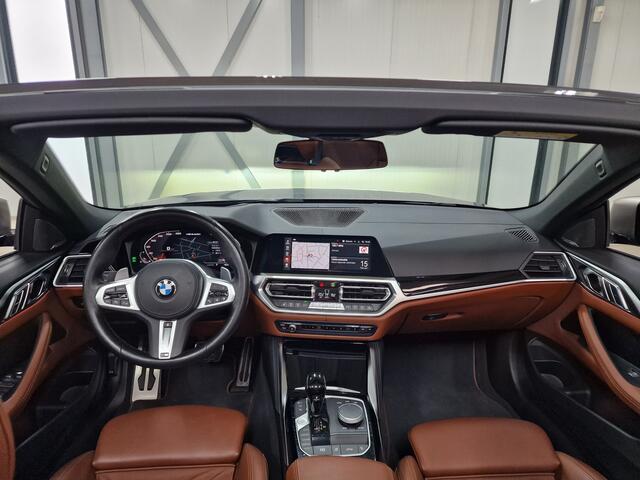BMW 4-SERIE Cabrio M440i xDrive High Executive | Head Up | H/K | M-Adaptief onderstel | Uitgebreid Lederen Bekleding