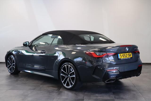 BMW 4-SERIE Cabrio M440i xDrive High Executive 374 PK Navigatie 360Camera Volleder Apple carplay 19LMV Head up