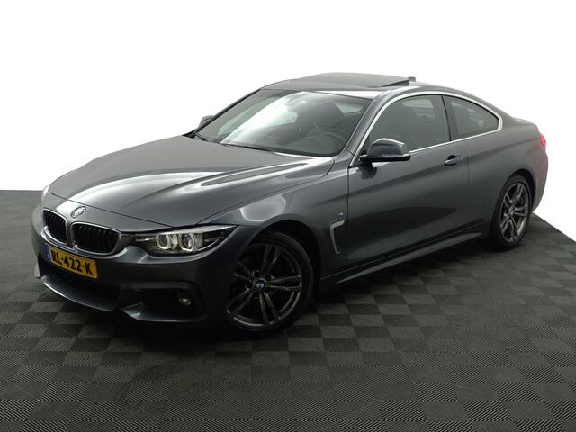 BMW 4-SERIE Coupé 418i M Sport High Executive Aut- Dealer Onderhouden, Schuifdak, Xenon Led, Standkachel, Camera, Sfeerverlichting