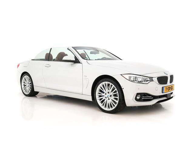 BMW 4-SERIE Cabrio 435d xDrive M-SportPack Centennial High-Executive Aut. *LUXURY-LEATHER | FULL-LED | ADAPTIVE-CRUISE | MEMORY-PACK | AIRSCARF | BLINDSPOT | HIFI-SOUND | KEYLESS | DAB+ | HEATED-SPORTSEATS | CAMERA | HEAD-UP | NAVI-FULLMAP | 19''ALU*