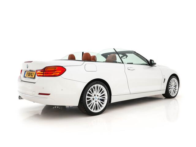 BMW 4-SERIE Cabrio 435d xDrive M-SportPack Centennial High-Executive Aut. *LUXURY-LEATHER | FULL-LED | ADAPTIVE-CRUISE | MEMORY-PACK | AIRSCARF | BLINDSPOT | HIFI-SOUND | KEYLESS | DAB+ | HEATED-SPORTSEATS | CAMERA | HEAD-UP | NAVI-FULLMAP | 19''ALU*