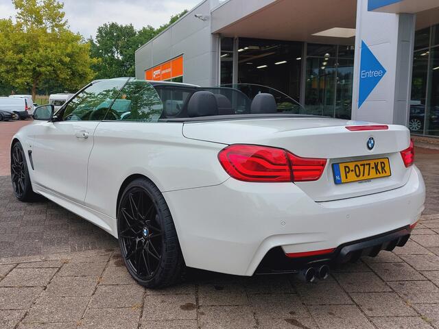 BMW 4-SERIE Cabrio 420i 184pk Automaat High Executive M-Sport | Navi | Harman-Kardon Sound | Clima | Cruise | Leder+Elek.Verstel | Led Koplampen | Keyless Entry | Stoel+Stuur+Nekverwarming | Pdc V+A | 20''lm