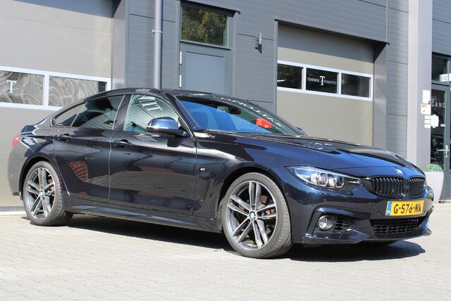 BMW 4-SERIE Gran Coupé 418i M Sport High Executive Automaat - Dealer onderhouden - Nederlandse auto 19 inch - Zwart leder - Stoelverwarming - Camera