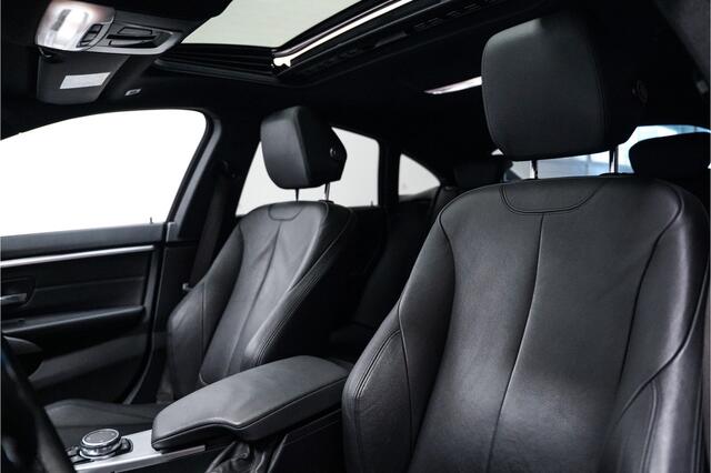 BMW 4-SERIE Gran Coupé 420i High Executive M-Sport|Schuif-Kanteldak|Trekhaak|Leder|Navi