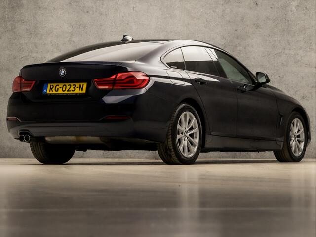 BMW 4-SERIE Gran Coupé 420i High Executive 184Pk Automaat (GROOT NAVI, CLIMATE, LEDER, STOELVERWARMING, GETINT GLAS, SPORTSTOELEN, PARKEERSENSOREN, LED KOPLAMPEN, NIEUWE APK, NIEUWSTAAT)