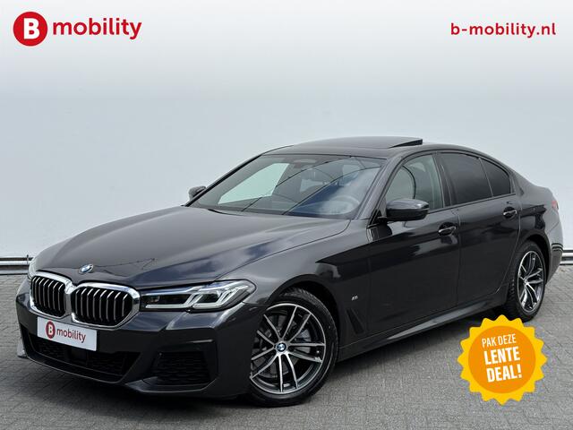 BMW 5-SERIE 520i High Executive M-Sport Schuif/Kanteldak Head-Up Display | Laserlicht | Comfort Stoelen | Achteruitrijcamera | DAB | Hifi