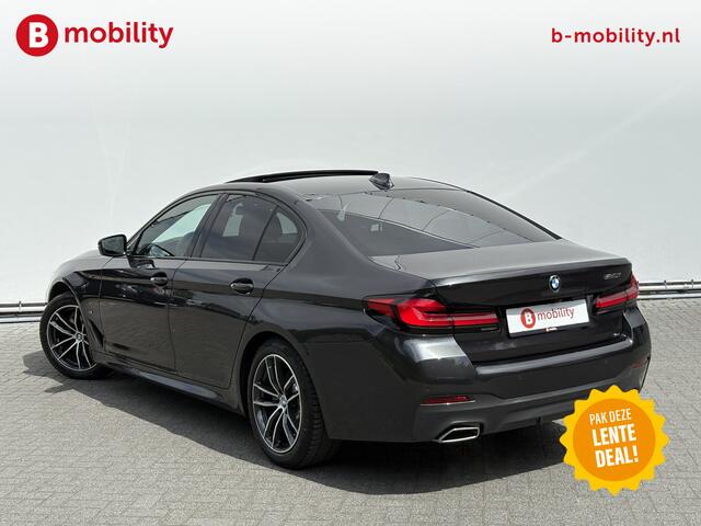 BMW 5-SERIE 520i High Executive M-Sport Schuif/Kanteldak Head-Up Display | Laserlicht | Comfort Stoelen | Achteruitrijcamera | DAB | Hifi