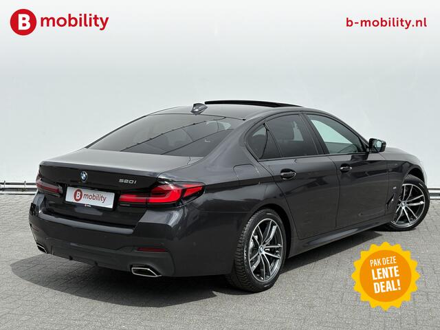 BMW 5-SERIE 520i High Executive M-Sport Schuif/Kanteldak Head-Up Display | Laserlicht | Comfort Stoelen | Achteruitrijcamera | DAB | Hifi