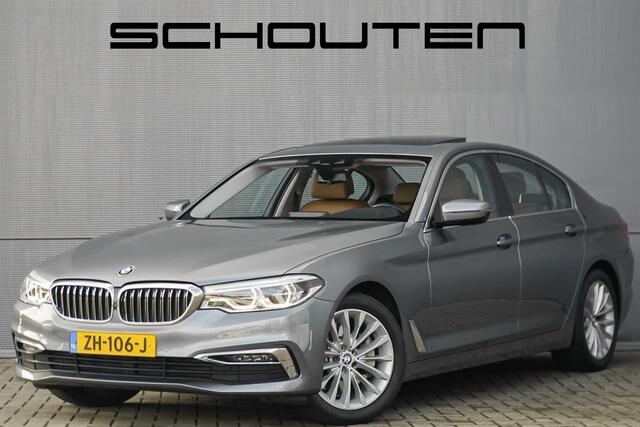 BMW 5-SERIE 530i High Ex Luxury Schuifdak Comfortstoel Navi Trekhaak Camera