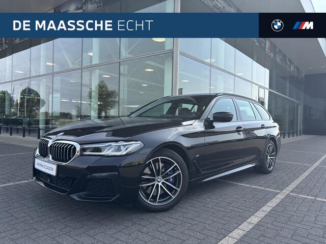 BMW 5-SERIE Touring 530i xDrive High Executive M Sport Automaat / Panoramadak / Trekhaak / Laserlight / Achteruitrijcamera / Head-Up / Comfort Access / Adaptief onderstel