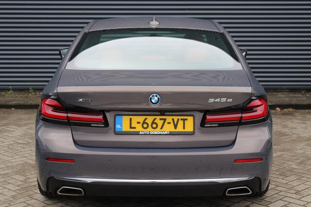 BMW 5-SERIE 545e xDrive Lurxury Adaptive-Cruise Laser Comfortzetels-Leder Head-Up Harman-Kardon Elektr.-Trekaak