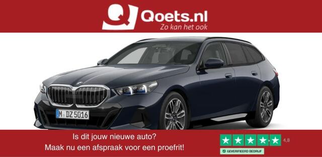 BMW 5-SERIE Touring 520i M Sport - Trekhaak - Parking/Driving Assistant - Head up - Elektrisch verstelbare/verwarmde stoelen - Stoelventilatie - Standkachel - Comfort Access - Getinte Ruiten - Stuurwielrandverwarming -