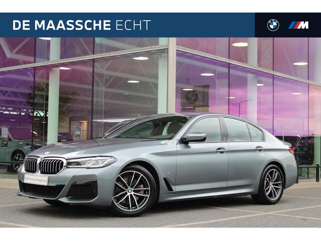 BMW 5-SERIE 520i High Executive M Sport Automaat / Trekhaak / Achteruitrijcamera / Adaptieve LED / Live Cockpit Professional / Stoelverwarming