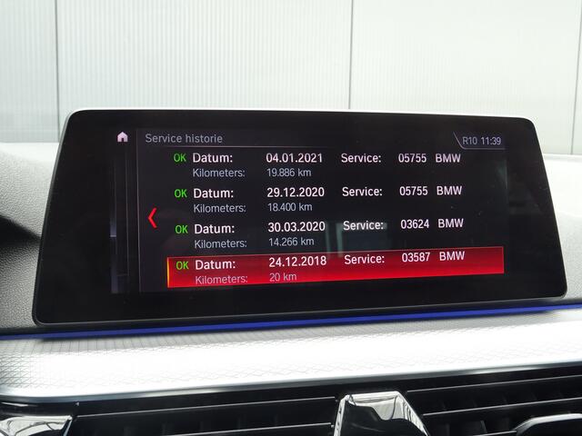 BMW 5-SERIE 520i High Executive * LEER * M-PAKKET * DEALER ONDERH. !!