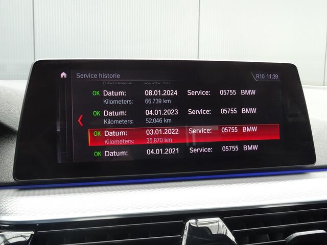 BMW 5-SERIE 520i High Executive * LEER * M-PAKKET * DEALER ONDERH. !!