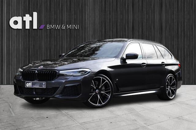 BMW 5-SERIE Touring 530i High Executive M-Sport | 20"| Pano | HUD | 360 Cam | Standkachel | Keyless | Driving Assistent Pro | Clima 4-zone | Comf stoel met memory | Achterbank verwarmd | etc.