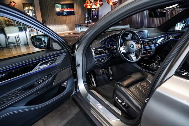 BMW 7-SERIE 745e High Exe M-Sport Individual Comfortstoelen V/A Nappa Leder Memory/ Koeling/ Massage, Glasdak, ACC, HUD, Softclose, Laser, Keyless, Harman-Kardon, Driving Ass/ Warmte Comfort/ Airco Comfort/ Park+ Pakket, 4 Zone, Bmw Live, Lmv 20''