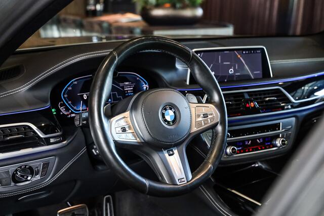 BMW 7-SERIE 745e High Exe M-Sport Individual Comfortstoelen V/A Nappa Leder Memory/ Koeling/ Massage, Glasdak, ACC, HUD, Softclose, Laser, Keyless, Harman-Kardon, Driving Ass/ Warmte Comfort/ Airco Comfort/ Park+ Pakket, 4 Zone, Bmw Live, Lmv 20''