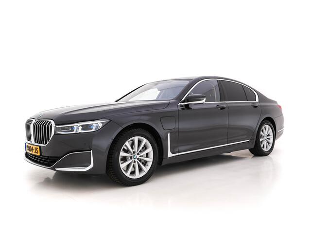 BMW 7-SERIE 745e High Executive (INCL-BTW) *LASER-LED | EXCLUSIV-NAPPA-LEATHER | HEAD-UP | SOFT-CLOSE | BLIND-SPOT | MEMORY-PACK | DIGI-COCKPIT | KEYLESS | DAB+ | CAMERA | COMFORT-SEATS | AMBIENT-LIGHT | DAB | CARPLAY | 18"
