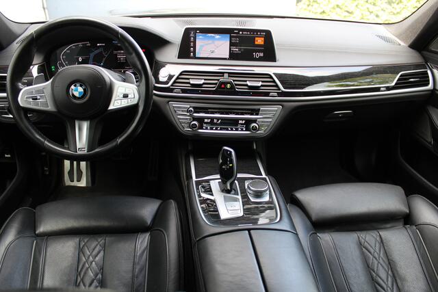 BMW 7-SERIE 745e High Executive M-sport | Incl. 12 maanden Garantie | Carbon core | Head-up Display | Stoelverwarming & ventilatie | Elektrisch verstelbare stoelen met memory | Adaptive cruise | Achteruitrijcamera | Harman/Kardon Audiosysteem | Keyless GO | Luchtveri