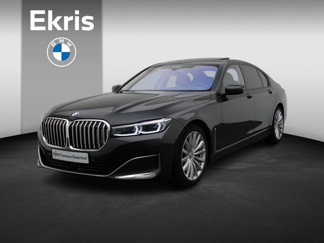 BMW 7-SERIE 750i xDrive High Executive | Driving Assist Prof. | Laserlight | Harman Kardon | Comfortstoel + Ventilatie | Schuifdak | 19''