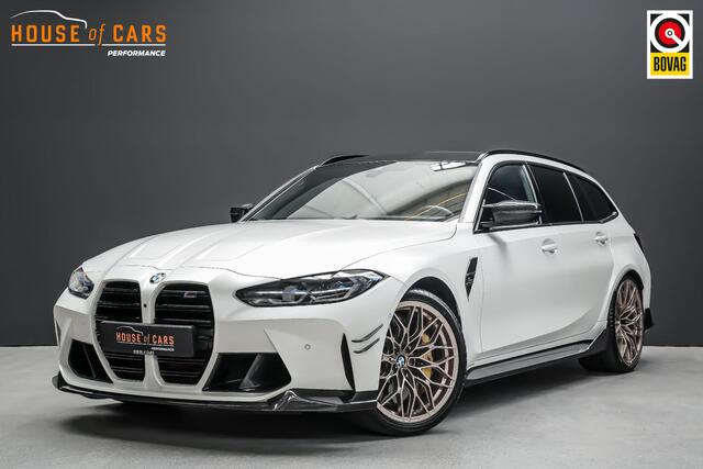 BMW M3 Touring xDrive Competition |incl BTW|Track Pack|M-Performance parts|Frozen White|Laser|21 inch Frozen Bronze velgen|eerste eigenaar|Nederlandse auto|keramische remmen|