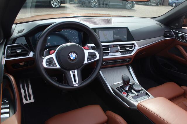 BMW M4 4-serie Cabrio xDrive Competition / Camera / Head-up / Carbon / Nekverwarming / H&K / Keyless / Stuurverwarming / ACC / DAB / Dodehoek / Windscherm