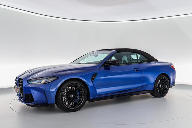 BMW M4 xDrive Competition Cabrio 510pk |dealer onderhouden|M-sport|M-sport stoelen|Laser LED|memory|360 camera|nekverwarming|sportuitlaat|HUD|blind spot|stoelventilatie + verwarming|