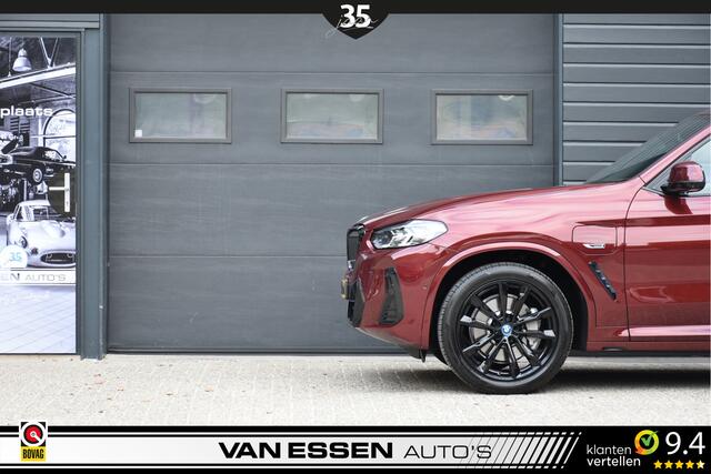 BMW X3 xDrive30e High Executive M-Sport Pano Head-Up Trekhaak Keyless *Aventurin Red Metallic* Uniek!