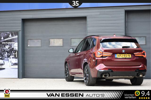 BMW X3 xDrive30e High Executive M-Sport Pano Head-Up Trekhaak Keyless *Aventurin Red Metallic* Uniek!