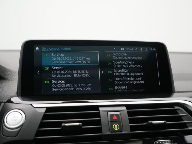 BMW X3 xDrive30e Executive Plug In Hybrid 293pk Dealer O.H PHEV | Panodak | Head Up | Lederen Sportstoelen Memory & Ventilatie | Sfeerverlichting | Apple Carplay | Cruise Control | Keyless | Navigatie | Virtual | DAB |