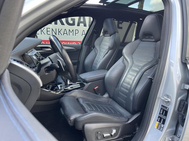 BMW X3 xDrive30e High Executive M Sport 19''/M-zetels/Panoramadak/Trekhaak/Leder + memory/360 camera/Harman Kardon/Keyless/Dodehoek/Adaptieve Cruise/Head-up/Stoelverwarming v+a