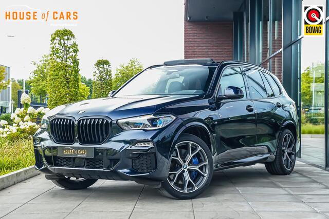 BMW X5 45e xDrive High Executive |dealer onderhouden|1e eigenaar|M-pakket|schuif/kantel dak|Harman&Kardon|diamond poke|Laser LED|achter-as meesturend|luxe lederen stoelen|360 camera|elek. trekhaak|