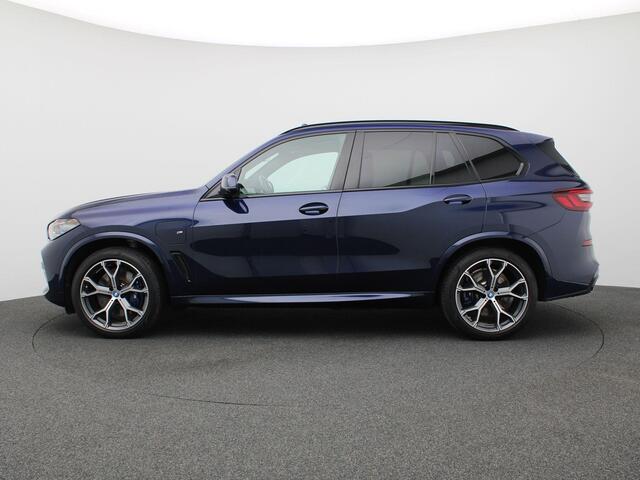 BMW X5 xDrive45e High Executive 394PK AUT8 M-Sport, Harman Kardon, Pano-Schuifdak, Luchtvering, Adaptieve Cruise Controle, Head-Up Display, Keyless, Memorystoelen, 360gr. Camera, 21" LM Velgen