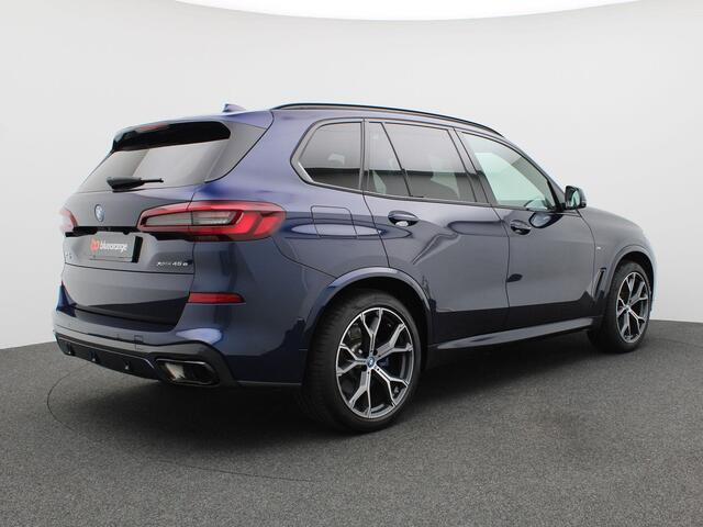 BMW X5 xDrive45e High Executive 394PK AUT8 M-Sport, Harman Kardon, Pano-Schuifdak, Luchtvering, Adaptieve Cruise Controle, Head-Up Display, Keyless, Memorystoelen, 360gr. Camera, 21" LM Velgen