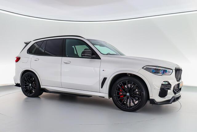 BMW X5 45e xDrive 394pk High Executive |splitterset|M-sportpakket|M-kuipstoelen|schuif/kantel|Harman&Kardon|massage|Laser LED|memory|360 camera|diamond pook|HUD|carbon interieur|Apple Carplay|22" lichtmetalen velgen|