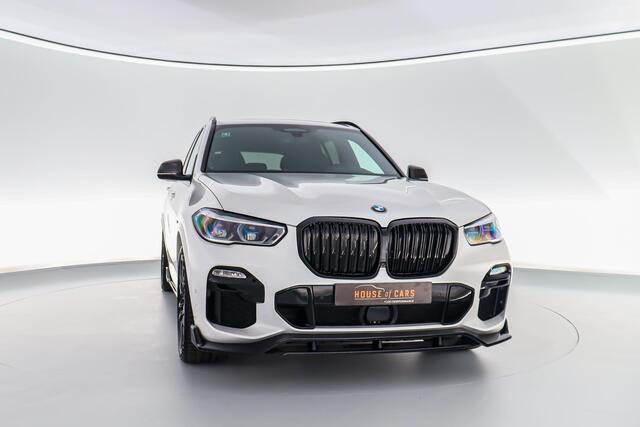 BMW X5 45e xDrive 394pk High Executive |splitterset|M-sportpakket|M-kuipstoelen|schuif/kantel|Harman&Kardon|massage|Laser LED|memory|360 camera|diamond pook|HUD|carbon interieur|Apple Carplay|22" lichtmetalen velgen|