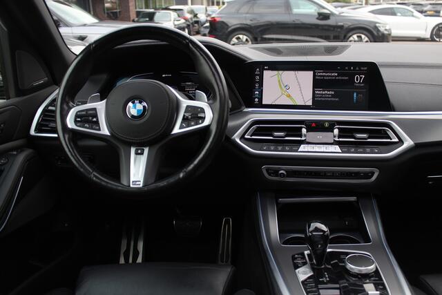 BMW X5 xDrive45e High Exe. M Sport / Trekhaak / Panoramadak / 360Camera / Head-up / Harman Kardon / 20'' / Laser LED / Dodehoek / ACC / Leder / Stoelventilatie / Stoelverwarming 4x / Stuurverwarming