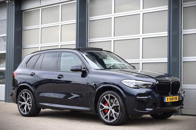 BMW X5 xDrive45e High Executive M-Sport | Panodak | Carbon Zwart | Full options! 3.0 6 cilinder
