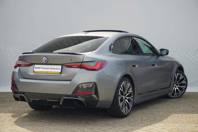 BMW i4 M50 High Executive | M Carbon Pakket / Schuif-kanteldak / Memory stoelen / BMW Laserlight / Harman Kardon / M Sportstoelen