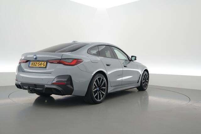 BMW i4 eDrive40 84 kWh M Sport | Pano | HUD | Stoel+stuurverw. | Elek. trekhaak | Memory+Leder | 360 Cam | H&K | Adapt. Cruise V