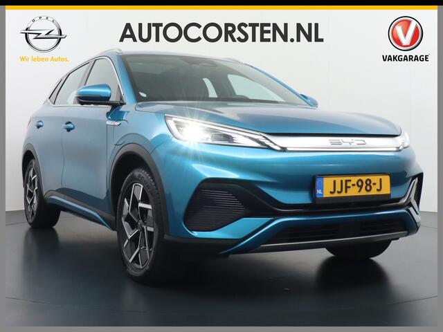 BYD Atto 3 60kWh Design SOH 98% Panoramadak Leder+Elektr.Verst. Warmtepomp Adaptieve Cruise 360°Camera Apple Carplay Android Auto Elektr.Achterklep Design Verkeersbord detectie WiFi DAB Led Rijstrooksensor Keyless Smartphone Entry Fabrieksgarantie tot 12-12-2028/150