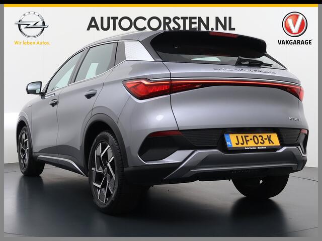 BYD Atto 3 60kWh Design SOH 99% Pano-dak Leer+Elektr.Verst. Warmtepomp Adaptieve Cruise 360°Camera Apple Carplay Android Auto Elektr.Achterklep Design Verkeersbord detectie WiFi DAB Led Rijstrooksensor Keyless Smartphone Entry Fabrieksgarantie tot 20-12-2030/150.000
