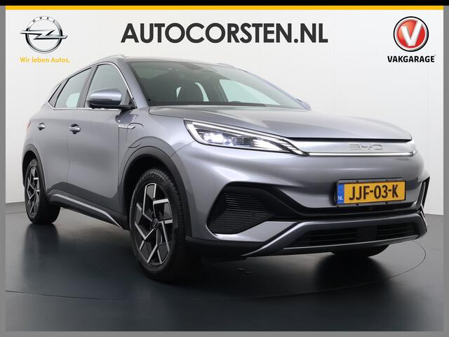 BYD Atto 3 60kWh Design SOH 99% Pano-dak Leer+Elektr.Verst. Warmtepomp Adaptieve Cruise 360°Camera Apple Carplay Android Auto Elektr.Achterklep Design Verkeersbord detectie WiFi DAB Led Rijstrooksensor Keyless Smartphone Entry Fabrieksgarantie tot 20-12-2030/150.000