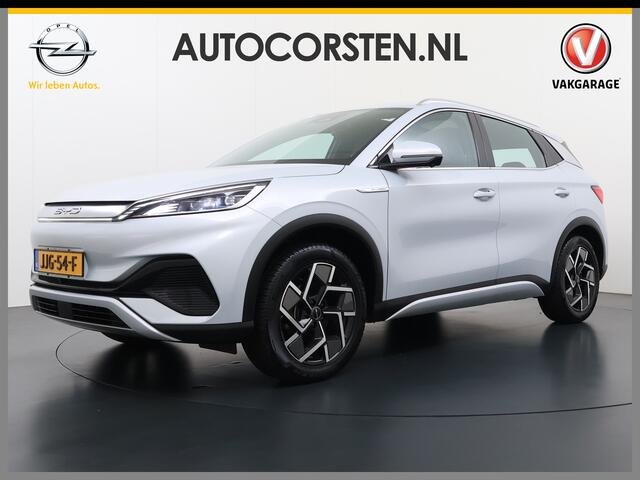 BYD Atto 3 60kWh Design SOH 98% Pano-dak Leer+Elektr.Verst. Warmtepomp Adaptieve Cruise 360°Camera Apple Carplay Android Auto Elektr.Achterklep Design Verkeersbord detectie WiFi DAB Led Rijstrooksensor Keyless Smartphone Entry Fabrieksgarantie tot 20-12-2028/150.000