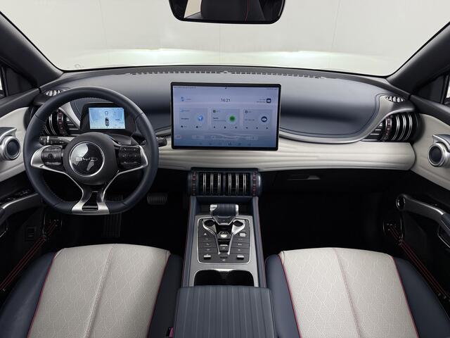 BYD Atto 3 ACCU 60kWh Design Pano-dak Leer+Elektr.Verst. Warmtepomp Adaptieve Cruise 360°Camera Apple Carplay Android Auto Elektr.Achterklep Design Verkeersbord detectie WiFi DAB Led Rijstrooksensor Keyless Smartphone Entry Fabrieksgarantie tot 14-12-2030/150.000km