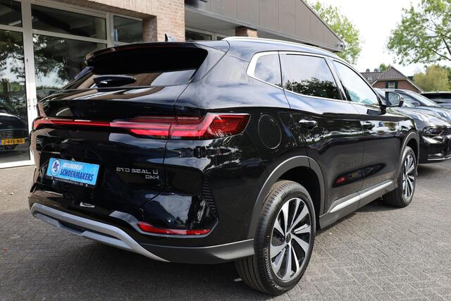BYD Seal U 1.5 DM-i FWD Boost LEER CARPLAY PANO 360-CAMERA STOELVENTILATIE STUUR/STOELVERW. HUD ADAPTIVE-CRUISE CLIMA NAVI 2XPDC 19''LMV ENZ ENZ!