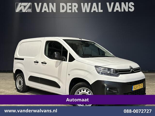 Citroen BERLINGO 1.5 BlueHDI 131pk Automaat L1H1 Euro6 Airco | 3-Zits | Apple Carplay | Android Auto | Cruisecontrol Parkeersensoren, Bijrijdersbank